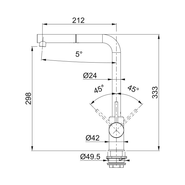 Slavina franke hrom sirius-d l