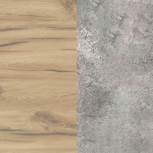 Zidna obloga W PD 3055 PU / PK 9018 UR Light Estana Oak/Calcite