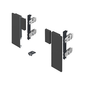 H AvanTech konektor za stakleni front za met.stranice bez iluminacije antracit (SET)